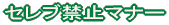 �Z���u�֎~�}�i�[